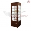 Вертикальная кондитерская холодильная витрина (нерж. сталь,стеклопакет) NATALY