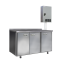 Среднетемпературные холодильные столы с настенным агрегатным блоком СХСан-700-4